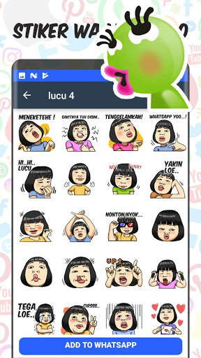 Stiker Lucu WA Sticker for Whatsapp WAStickerApps screenshot 6