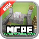 Super Natural MOD ForMCPocketE logo
