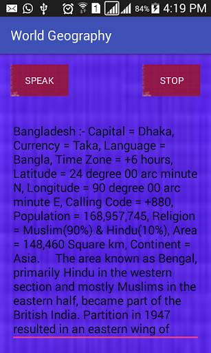 World Geography screenshot 1