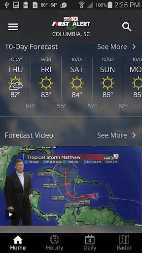 WIS News 10 FirstAlert Weather screenshot 2