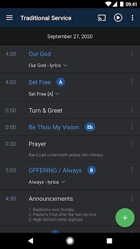 Planning Center Music Stand screenshot 1