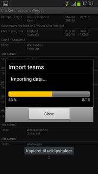 Cricket Livescore Widget screenshot 8