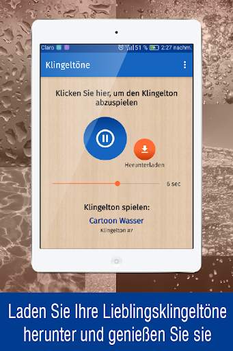 klingeltöne wasser kostenlos, wasser töne app screenshot 8