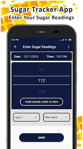 Sugar Tracker App 4 تصوير الشاشة