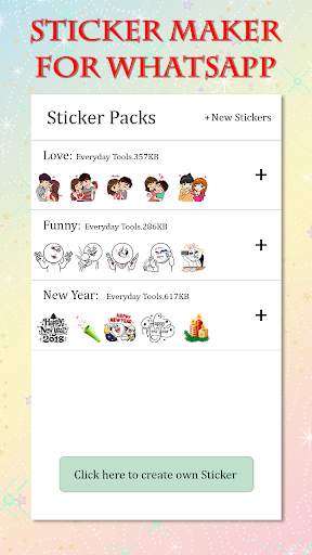 All in One Stickers & Sticker creator for WhatsApp screenshot 1