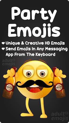Party Emoji Sticker Keyboard screenshot 1
