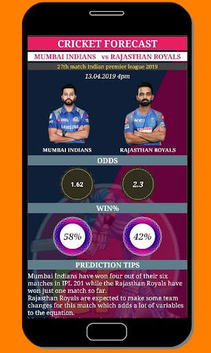 cricket forecast ( prediction, BBL ,BPL, IPL,PSL ) screenshot 2