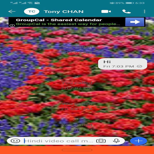 Hindi video call screenshot 1
