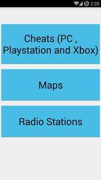 Cheats & Maps for GTA 4 screenshot 1