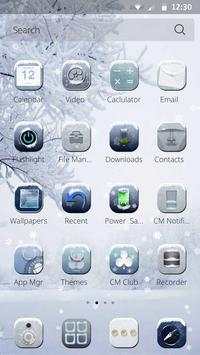 Winter Story CM Launcher Theme screenshot 3
