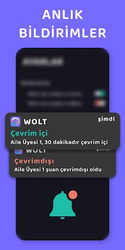 Aileler için Çevrimiçi ve Son Görülme Takip - WOLT screenshot 4