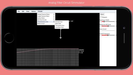 Analog Filter Circuit Simmulator screenshot 6