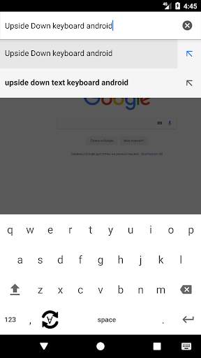 Upside Down keyboard स्क्रीनशॉट 5