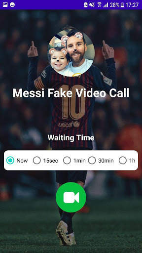 Messi Fake Video Call screenshot 3