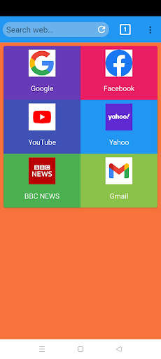 Falcon Browser screenshot 1