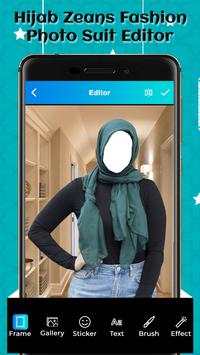 Hijab Zeans Fashion Photo Suit Editor screenshot 1