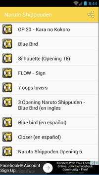 Music&Lyrics Naruto screenshot 2