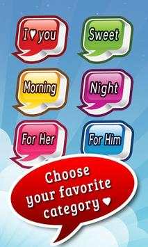 Cute Love Text Messages ♥ screenshot 1