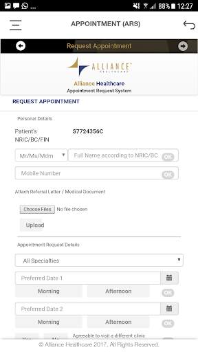 Alliance iCARE screenshot 5
