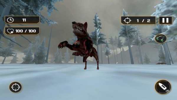 Sniper zombie games Dogs - Wild Hunter Game screenshot 2