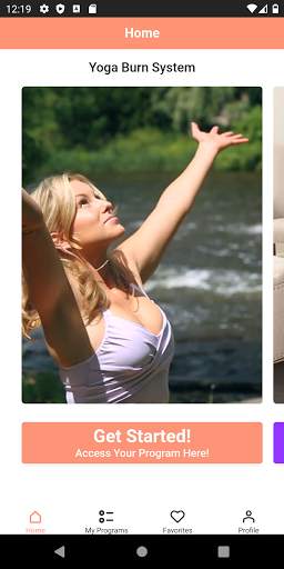 Yoga Burn App 1 تصوير الشاشة