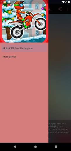 Moto X3M Pool Party game screenshot 2