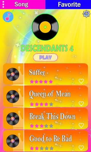 Piano Descendants 4 game screenshot 1