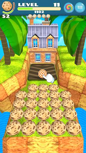 Cookie Bulldozer - Dozer Machine Idle Clicker game screenshot 1