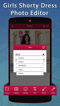 Girls Shorty Dress Photo Editor screenshot 4
