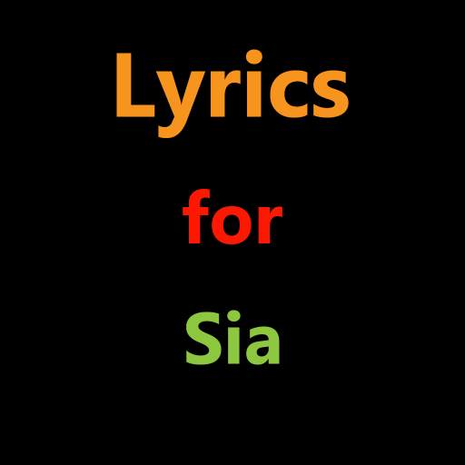 Lyrics for Sia screenshot 1