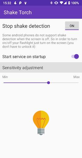 Shake-Torch (Flashlight) screenshot 2