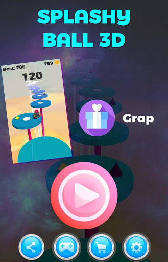 Splashy Ball 3D | Bouncing Ball 3D | Jumping Ball screenshot 2
