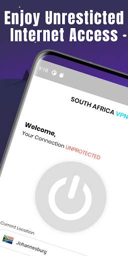 South Africa VPN - Super Fast VPN & Secure VPN screenshot 1
