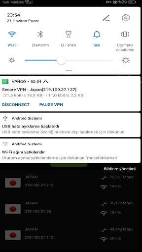 VPNGO Ücretsiz Limitsiz Vpn screenshot 1