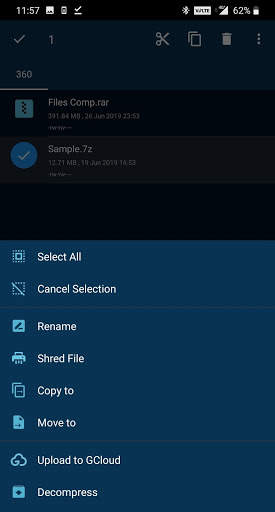 Zip file extractor for Android® screenshot 5