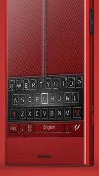 Black Red Keyboard Theme screenshot 3