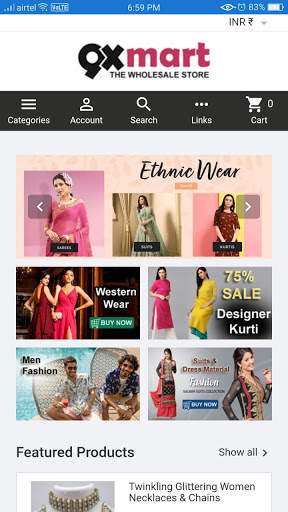 9x Mart India's Wholesale Shopping App screenshot 1