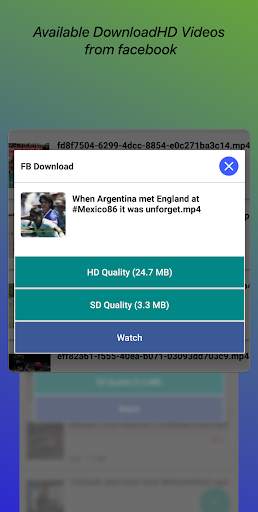 mVideo Downloader for Facebook screenshot 2