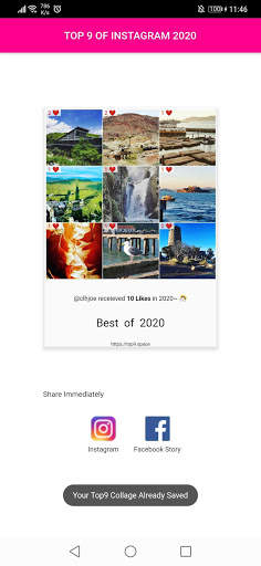 Top9  for Instagram 2020 | Top9 Space 2021 screenshot 4