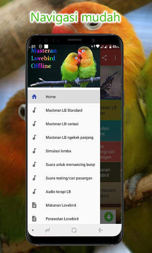 Masteran Lovebird Lengkap Offline screenshot 2