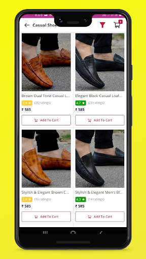 men shoes shopping apps screenshot 6