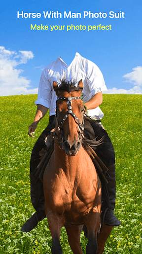 Horse With Man Photo Suit screenshot 5