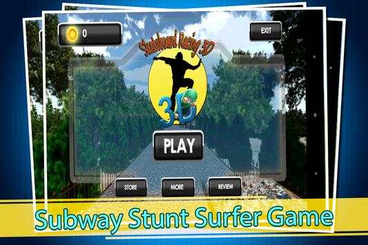 Subway Stunt Surfer Game screenshot 1