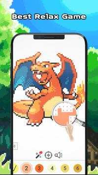 Color by Number - Sandbox Pokemon Pixel screenshot 1