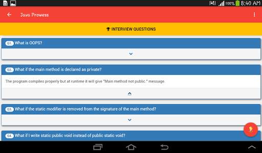 Learn Java - Java Prowess screenshot 2