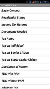 E - Taxation screenshot 3