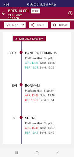 Live Train Status screenshot 4