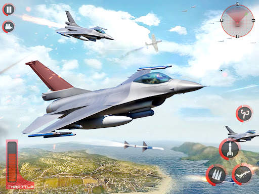 Jet Fighter War Airplane Games screenshot 7