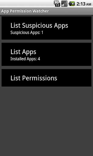 App Permission Watcher screenshot 2
