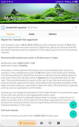 MyAquarium Fish tank manager screenshot 9